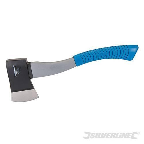 Accetta martello ascia in acciaio manico fibra in gomma Offerta Silverline - Eternal Brico
