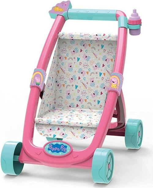 Habsro Peppa Pig Passeggino per Bambole Gioco per Bambine