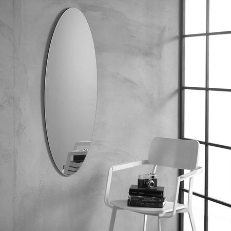 Specchio retroilluminato rettangolare da bagno a LED prodotto Artigianale "Made in Italy"