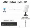 Antenna TV Digitale Terrestre UHF esterna amplificata portatile per camper XORO HAN 600