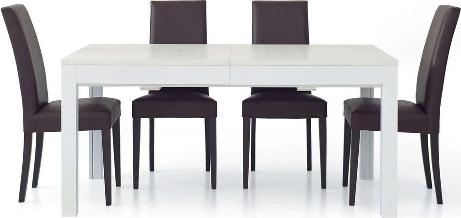 HANK---tavolo-da-pranzo-moderno-allungabile-frassinato-90x160/203/246/289/332-Bianco-Milani-Home