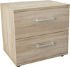 HARALD---comodino-2-cassetti-moderno-Quercia-Chiaro-Milani-Home