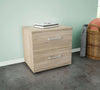 HARALD---comodino-2-cassetti-moderno-Quercia-Chiaro-Milani-Home