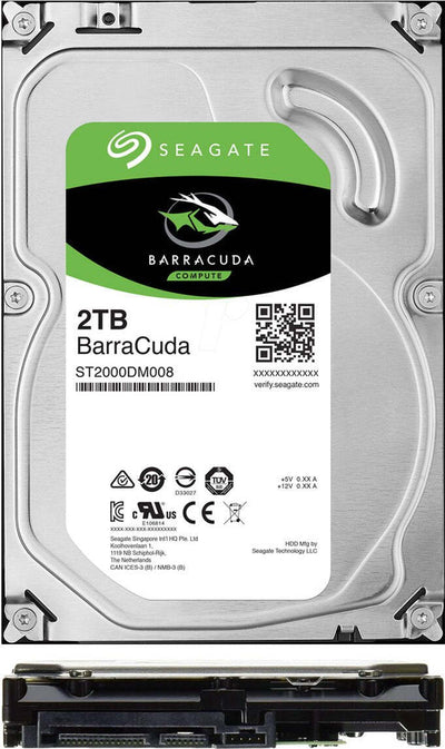Hard Disk Interno SATA 3,5 Seagate Barracuda 2 TB Modello St2000DM008 HDD