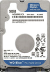 Hard Disk Sata 2.5 interno Western Digital BLUE da 500GB modello WD500LPCX - HDD Ricambio per Notebook AIO