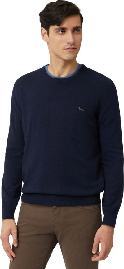 Harmont-&-Blaine-Maglie-Blu-da-uomo