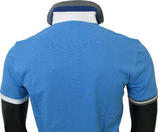 Harmont-&amp;-Blaine-T-shirt-e-Polo-Azzurro-da-uomo