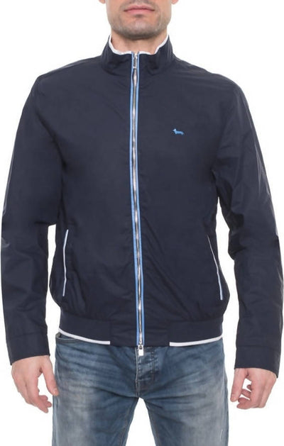 Harmont & Blaine Giubbotto Uomo Full Zip Giacca Vento Blu Logo Giubbo Sportivo giubbotto legero Euforia - Bronte, Commerciovirtuoso.it