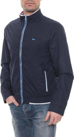 Harmont & Blaine Giubbotto Uomo Full Zip Giacca Vento Blu Logo Giubbo Sportivo giubbotto legero Euforia - Bronte, Commerciovirtuoso.it