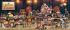 Edificio per villaggio di Natale Candy Galore & More in resina con luci