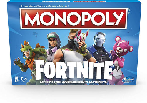 Hasbro Monopoly Fortnite Gioco Da Tavolo 2 - 7 Giocatori Monopoly Nuova Versione Mondo Fortnite 13+