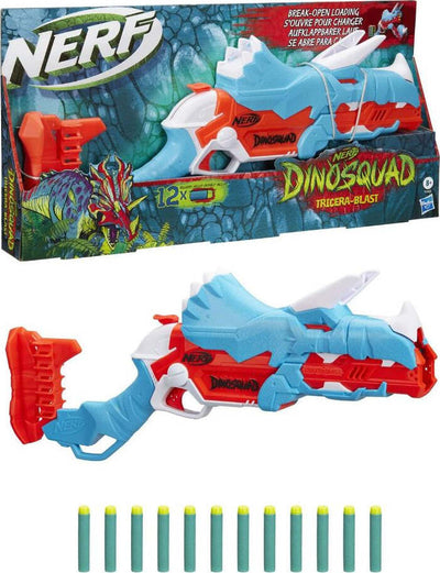 HASBRO-NERF-Dino-Tricera-Blast-Fucile-giocattolo-F0803EU4