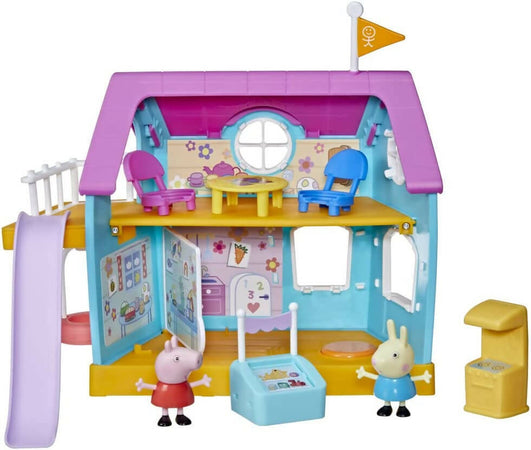 Hasbro Peppa Pig Pep Clubhouse Gioco per Bambini Casa Con 11 Pezzi E 2 Personaggi