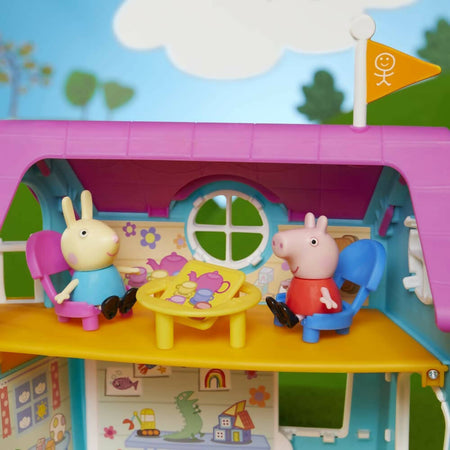 Hasbro Peppa Pig Pep Clubhouse Gioco per Bambini Casa Con 11 Pezzi E 2 Personaggi