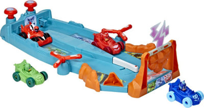 HASBRO-PJ-MASKS-PISTA-LANCIA-AUTO-4-VEICOLI