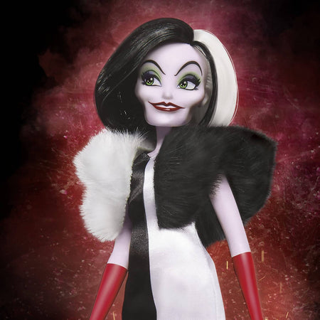 Hasbro Princess Villains Crudelia De Mon Bambola Giocattolo Dal Film La Carica Dei 101 Fashion Doll Con Accessori E Vestiti Rimovibili