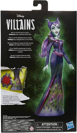 Hasbro Princess Villains Malefica Bambola Giocattolo 28 Cm La Bella Addormentata Fashion Doll Con Accessori E Vestiti Rimovibili