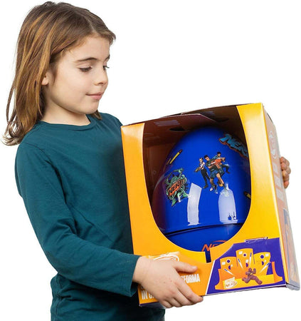 Hasbro Sorpresovo Nerf 2023 - Uovo con sorprese e Scatola che si trasforma in Set di Bersagli