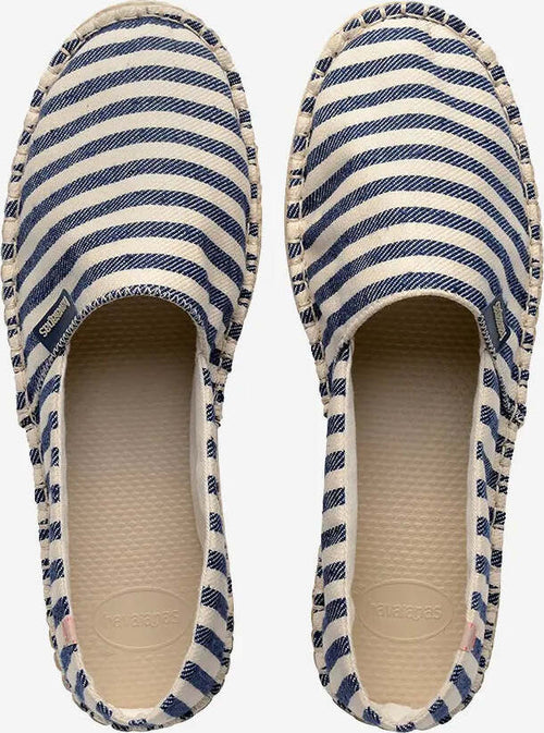 Havaianas Espadrillas Origine Donna Espadrillas Classiche Fantasia a Righe Marinho in Cotone 100% E Suola in Gomma Moda/Donna/Scarpe/Scarpe basse/Espadrillas basse You Store - Messina, Commerciovirtuoso.it