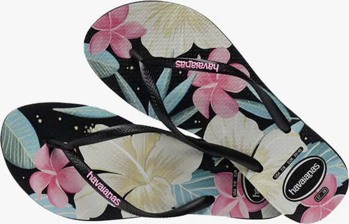 Havaianas | Slim Floral Ciabatte Mare Donna Infradito Moda/Donna/Scarpe/Sandali e ciabatte/Infradito e ciabatte da spiaggia You Store - Messina, Commerciovirtuoso.it