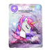 maschera per viso brillante in tessuto idratante magic unicorn adatta alle bambine con acido ialuronico e estratto di lavanda 25ml