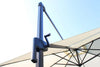 Ombrellone palo laterale Newton in alluminio verniciato da giardino e balcone