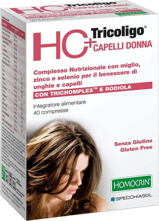 HC+-TRICOLIGO-CAPELLI-DONNA-integratore-alimentare-40-compresse-Specchiasol