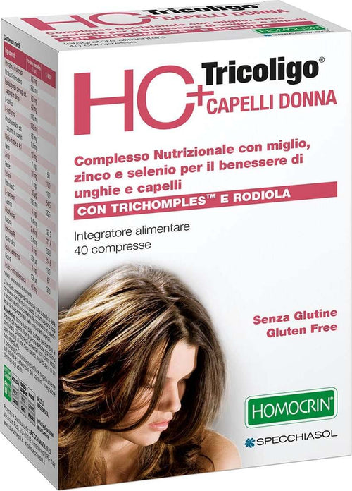 HC+-TRICOLIGO-CAPELLI-DONNA-integratore-alimentare-40-compresse-Specchiasol