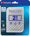 HDD Smart Disk Verbatim 2,5 2TB USB 3.0 Silver Elettronica/Informatica/Dispositivi archiviazione dati/Dispositivi archiviazione dati esterni/Hard Disk esterni Grow Up - Casoria, Commerciovirtuoso.it
