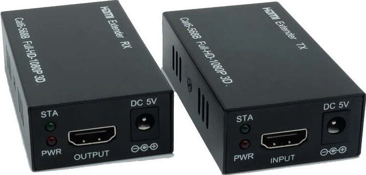 Hdmi Extender Ethernet Cavo Di Rete Lan Over Cat6 60 Metri Hdmi 3d Fullhd 1080p Elettronica/Home Cinema TV e video/Accessori/Cavi/Cavi HDMI Trade Shop italia - Napoli, Commerciovirtuoso.it