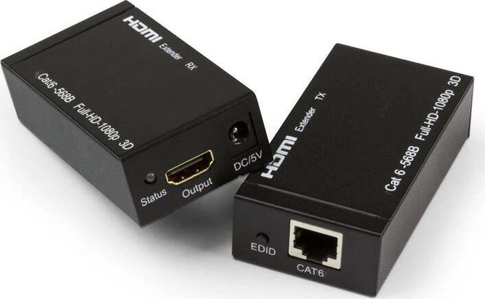 Hdmi Extender Ethernet Cavo Di Rete Lan Over Cat6 60 Metri Hdmi 3d Fullhd 1080p Elettronica/Home Cinema TV e video/Accessori/Cavi/Cavi HDMI Trade Shop italia - Napoli, Commerciovirtuoso.it