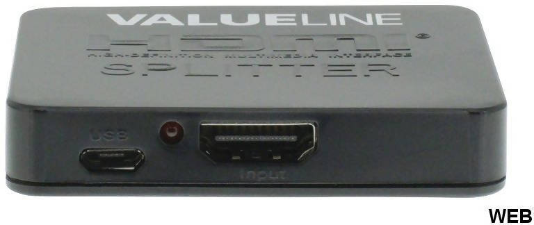 Hdmi Splitter 1 in 2 out Splitter Hdmi 2 Porte Full Hd - 3 D Risoluzione 3840x2160 4k 2k Ultra Hd Valueline