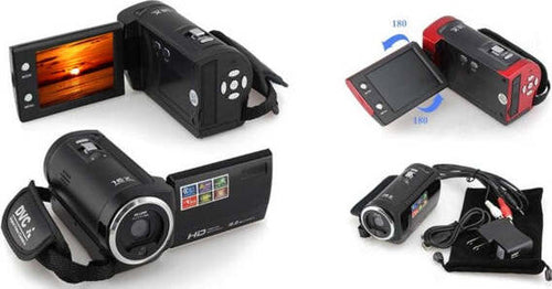 Hdv-107 Videocamera Digitale Fotocamera Hd 720p 16mp Dvr 2,7 ' Tft Schermo Lcd Elettronica/Foto e videocamere/Videocamere Trade Shop italia - Napoli, Commerciovirtuoso.it