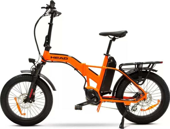 Head-Bici-Pieghevole-Fat-Bike-Independent-20''-7v-374Wh-Bafang-Nero/Arancio-Taglia-Unica