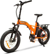 Head-Bici-Pieghevole-Fat-Bike-Independent-20''-7v-374Wh-Bafang-Nero/Arancio-Taglia-Unica
