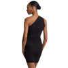 MICHAEL KORS vestiti casual donna michael kors - ruched 1 shldr mini dress - nero da donna