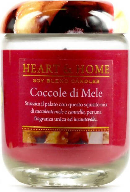 Heart & Home Candela in cera di soia Coccole di mele 340 g Candele Profumate Fragranze per Ambienti candele Tiziana non solo gioielli - Civitanova Marche, Commerciovirtuoso.it