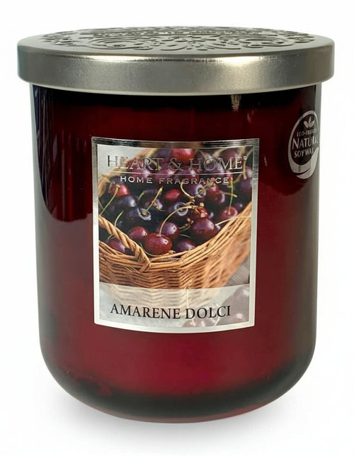 Heart & Home Candela Profumata Amarene Dolci 115g Candela in Giara 30h Candela Profuma Ambienti HHEDS13 in Cera Soia in Giara Bellezza/Fragranze e profumi/Candele profumate e profumi per la casa/Candele Tiziana non solo gioielli - Civitanova Marche, Commerciovirtuoso.it