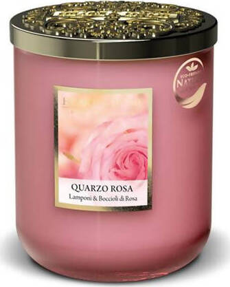 Heart&Home Candela Profumata In Cera Di Soia Quarzo Rosa- 115 gr Fragranza Per Ambienti 30 ore Candela di Soia Tiziana non solo gioielli - Civitanova Marche, Commerciovirtuoso.it
