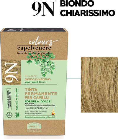 Helan,-Capelvenere-Colours,-9N,-Biondo-scuro-chiarissimo,-Tinta-permanente-capelli,-senza-ammoniaca