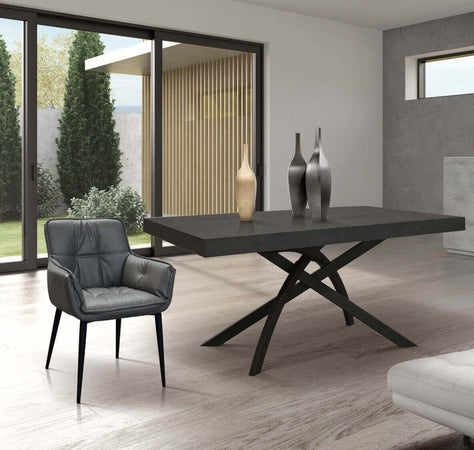 HELIOS---tavolo-da-pranzo-allungabile-cm-90-x-140/180/220-x-77-h-Antracite-Milani-Home