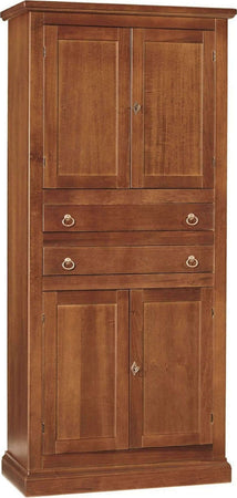 HERMAN---armadio-in-legno-massello-80x40x170-Tinta-noce-Milani-Home