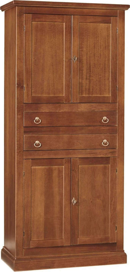 HERMAN---armadio-in-legno-massello-80x40x170-Tinta-noce-Milani-Home