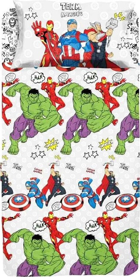 Hermet Completo Lenzuola Letto Singolo 1 Piazza Disney Avengers Marvel Comics Set Letto Avengers 100% Cotone Casa e cucina/Tessili per la casa/Biancheria per la cameretta/Lenzuola e federe/Set di lenzuola e federe La Bottega del Risparmio - Bari, Commerciovirtuoso.it