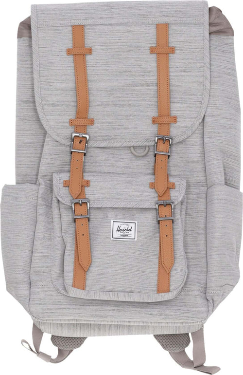HERSCHEL-Zaino-Unisex-Little-America-Backpack-Light-Grey-Crosshatch-da-uomo