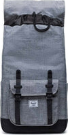 HERSCHEL-Zaino-Unisex-Little-America-Backpack-Raven-Crosshatch-da-uomo