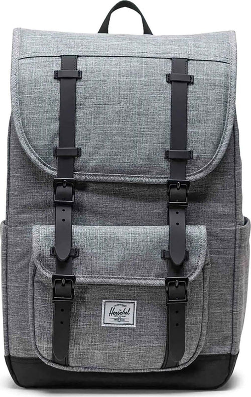 HERSCHEL-Zaino-Unisex-Little-America-Mid-Backpack-Raven-Crosshatch-da-uomo