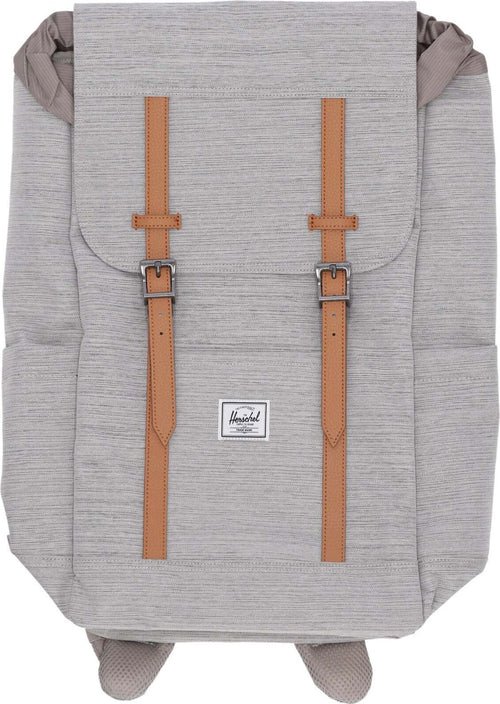 HERSCHEL-Zaino-Unisex-Retreat-Backpack-Light-Grey-Crosshatch-da-uomo