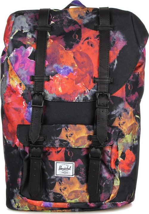 HERSCHEL-Zaino-Uomo-Little-America-Mid-Volume-Watercolor-Floral-da-uomo