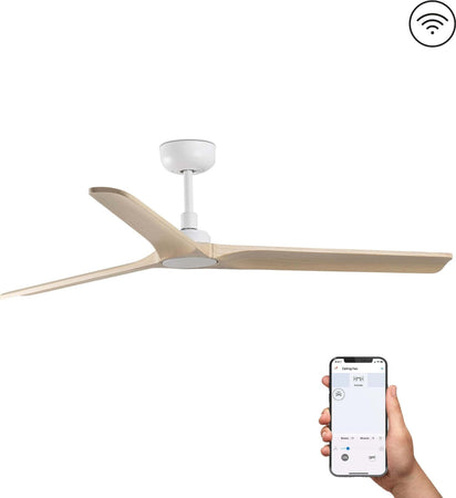 HEYWOOD M Ventilatore da soffito bianca SMART Fai da te/Prodotti per la costruzione/Riscaldamento e raffreddamento/Sistemi mobili di climatizzazione/Ventilatori/Ventilatori da soffitto Led Mall Home - Napoli, Commerciovirtuoso.it